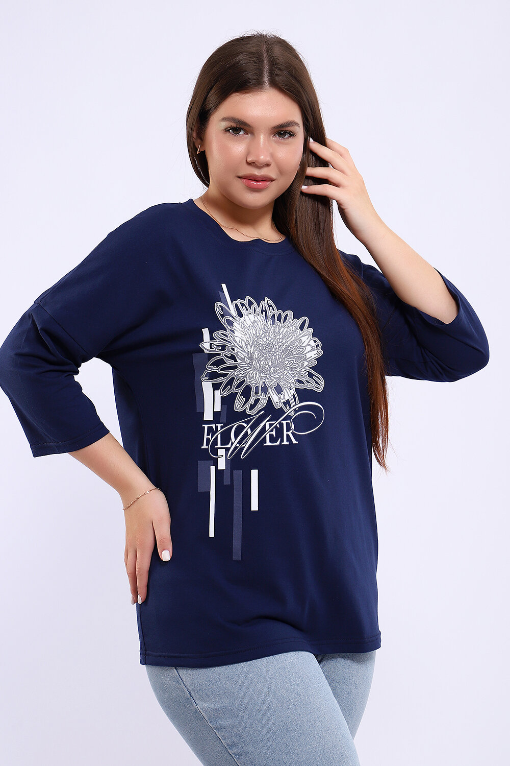 Натали Туника 581935 80044 темно-синий