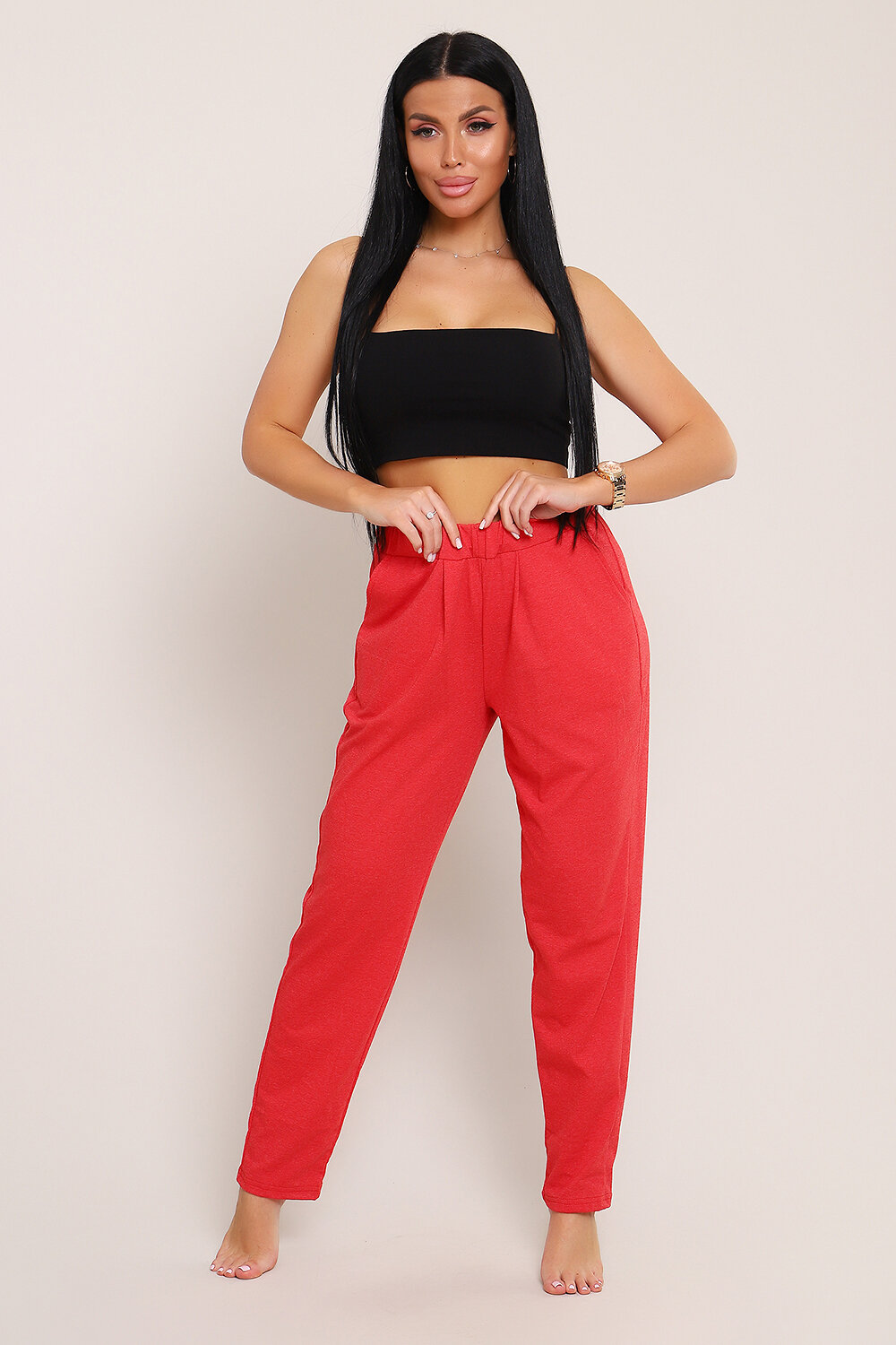 Натали Брюки 581946 80042 красный