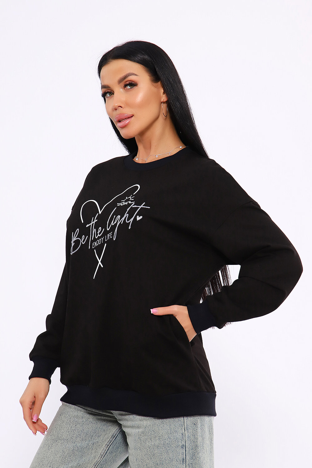 Натали Толстовка 581957 80040 черный