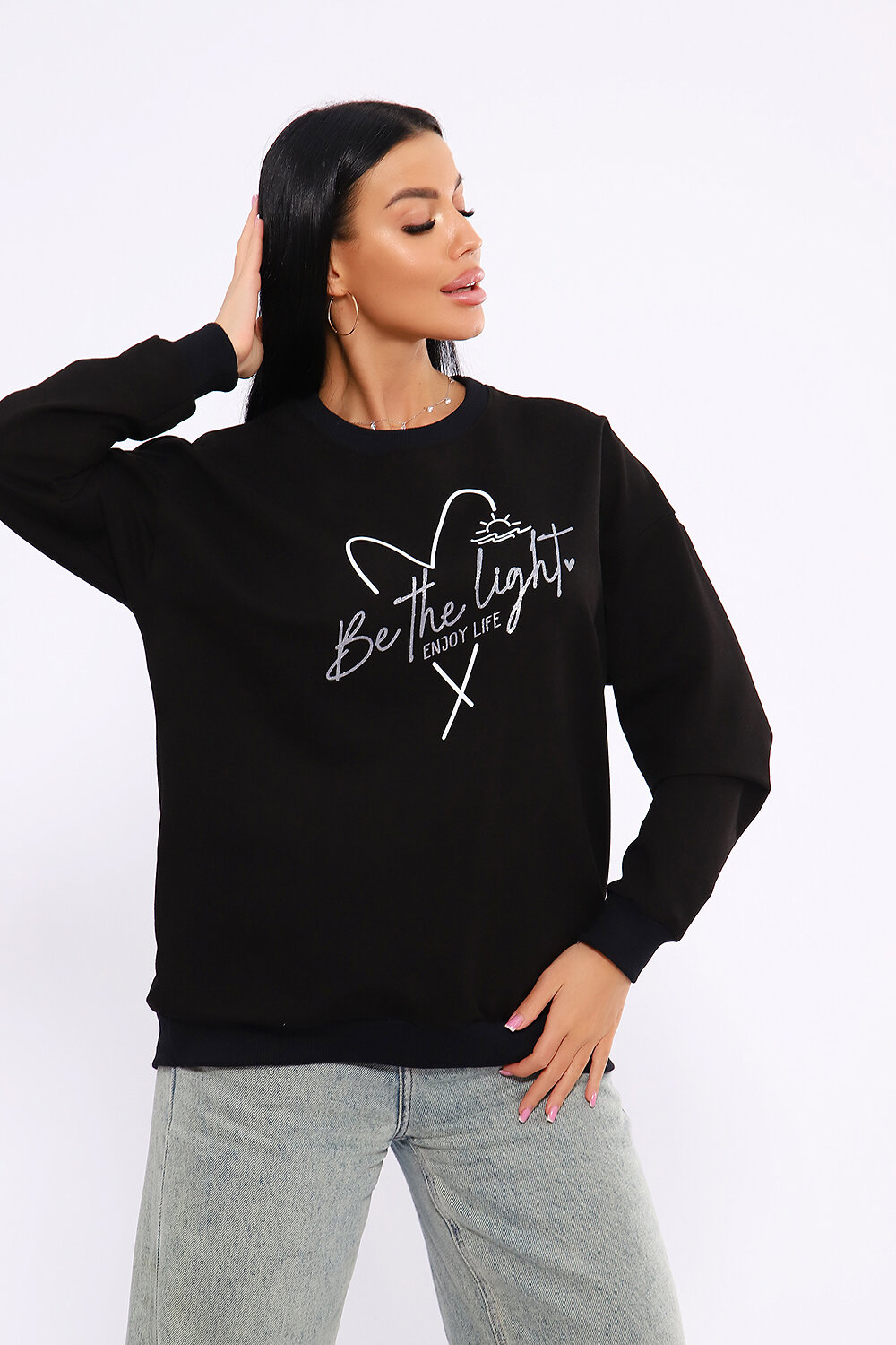 Натали Толстовка 581957 80040 черный