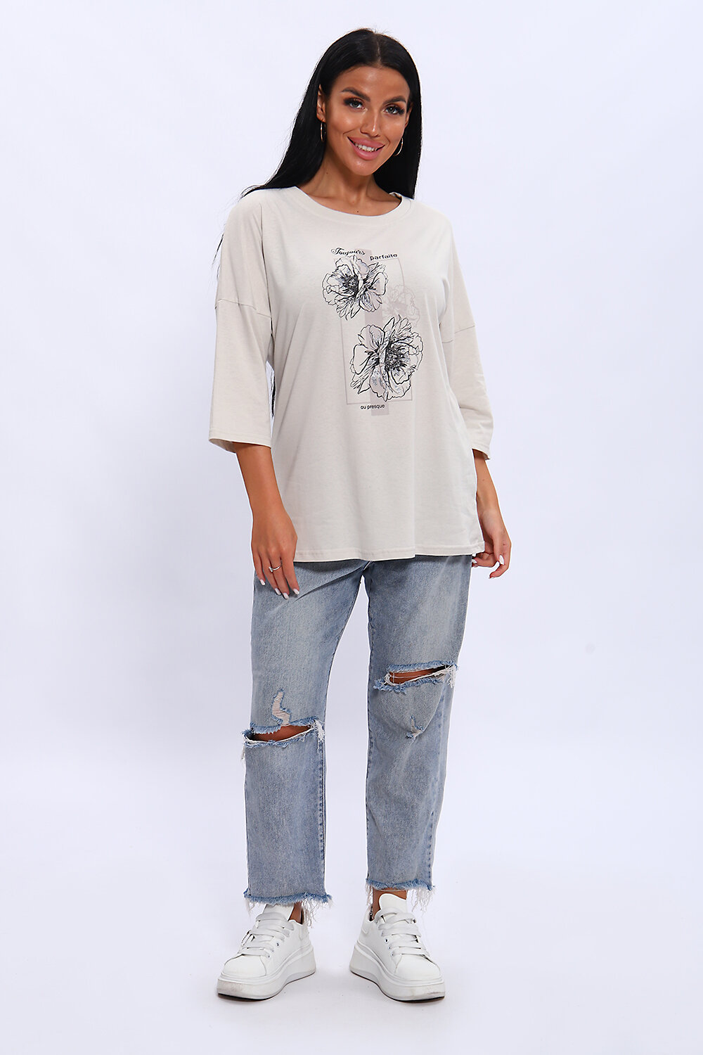 Натали Туника 581963 80038 нежно-оливковый