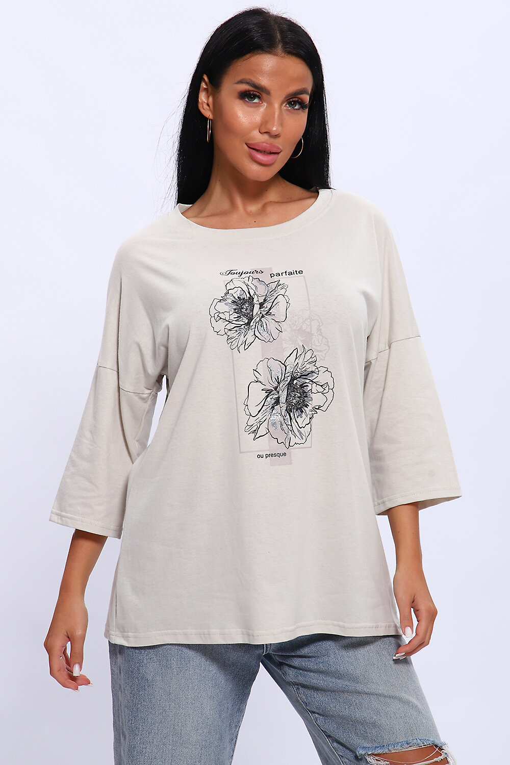 Натали Туника 581963 80038 нежно-оливковый