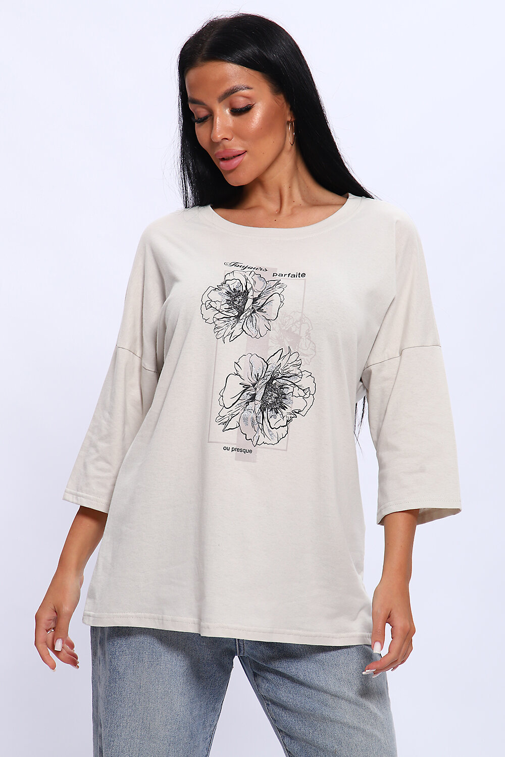 Натали Туника 581963 80038 нежно-оливковый