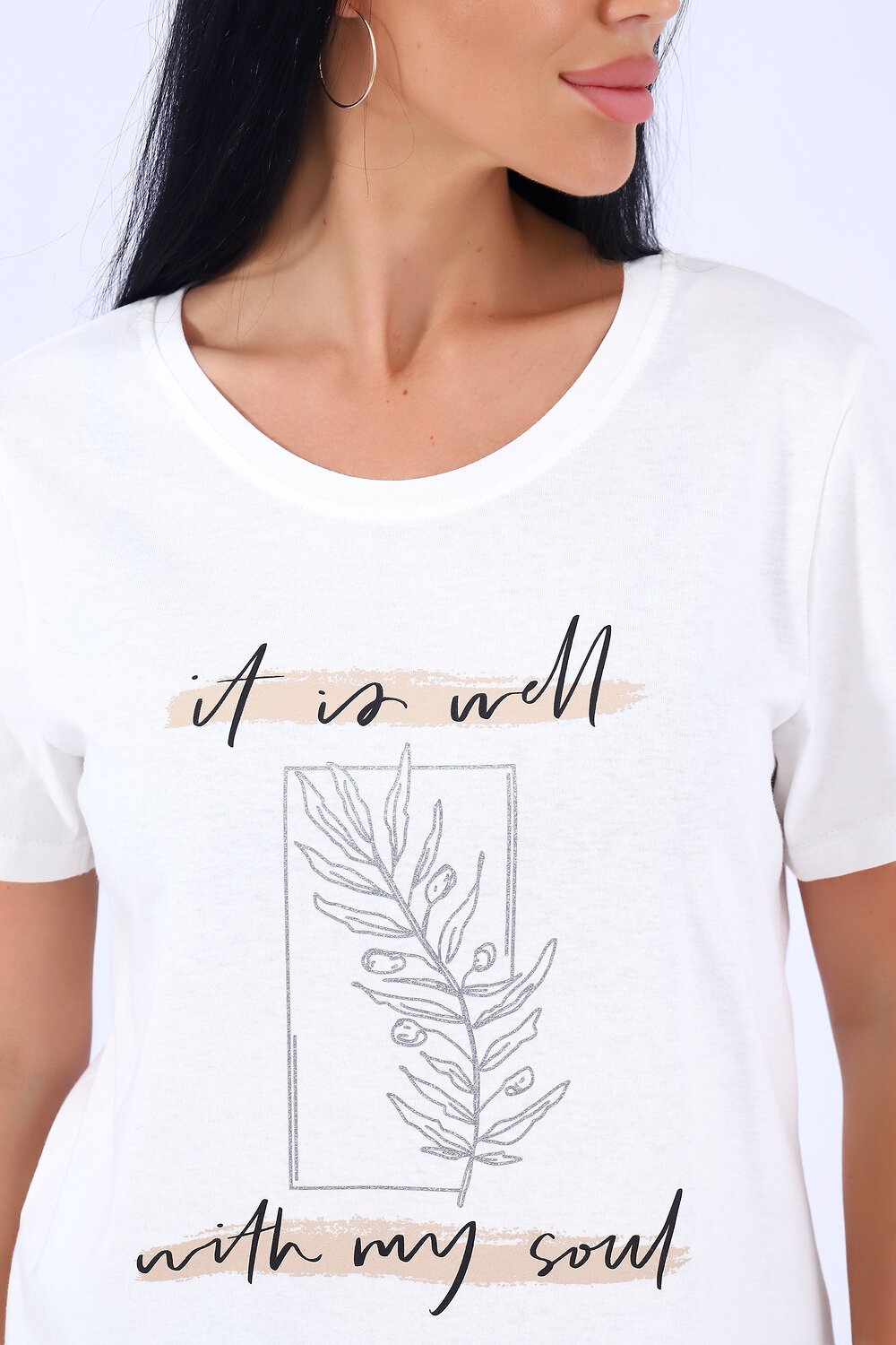 Натали Футболка 581970 80036 молочный