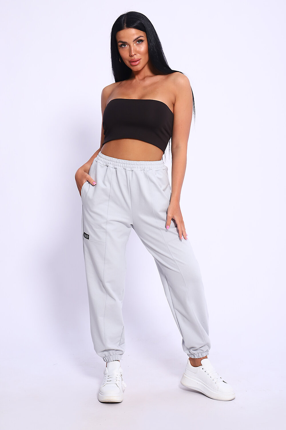 Натали Брюки 581971 80033 светло-серый