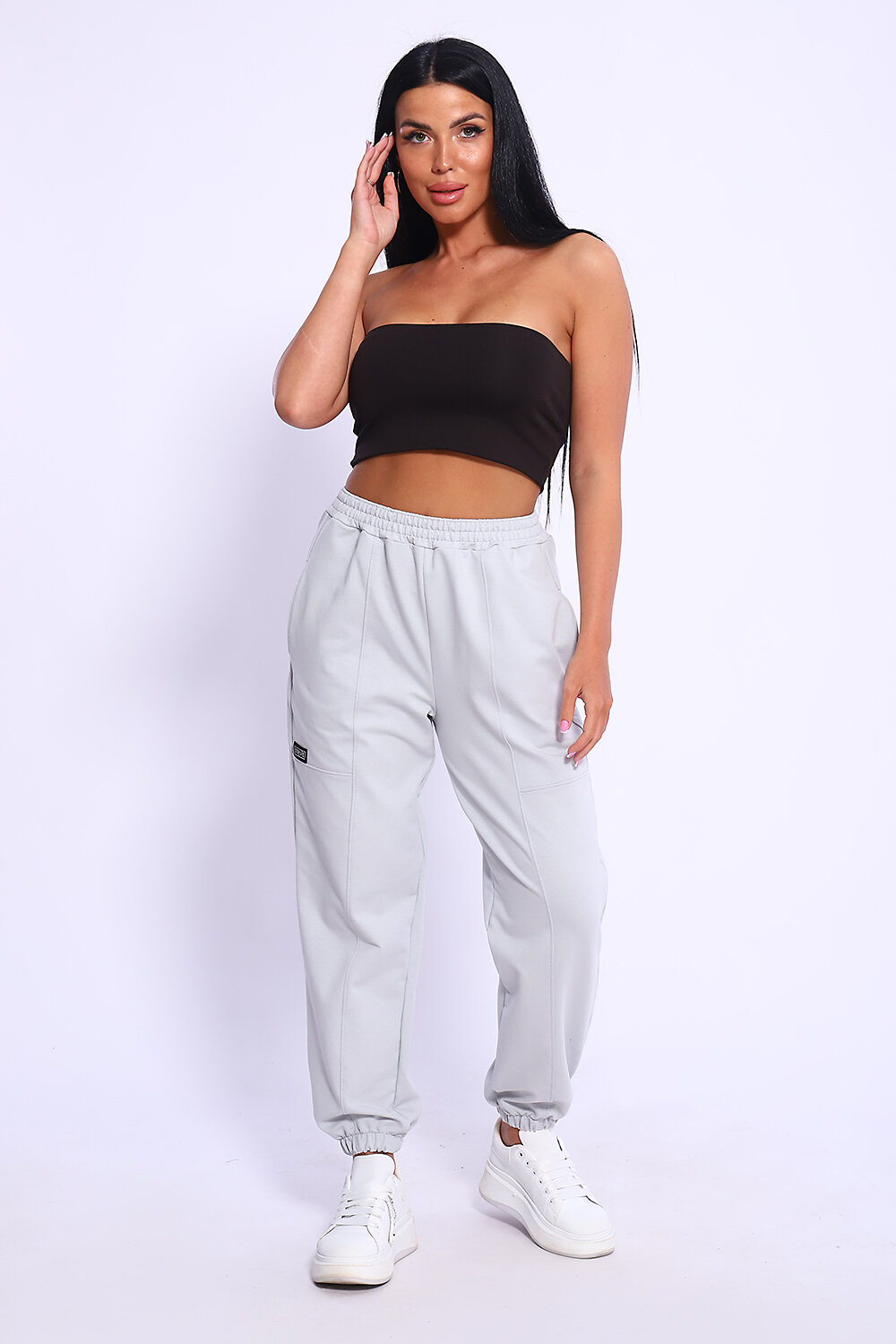 Натали Брюки 581971 80033 светло-серый