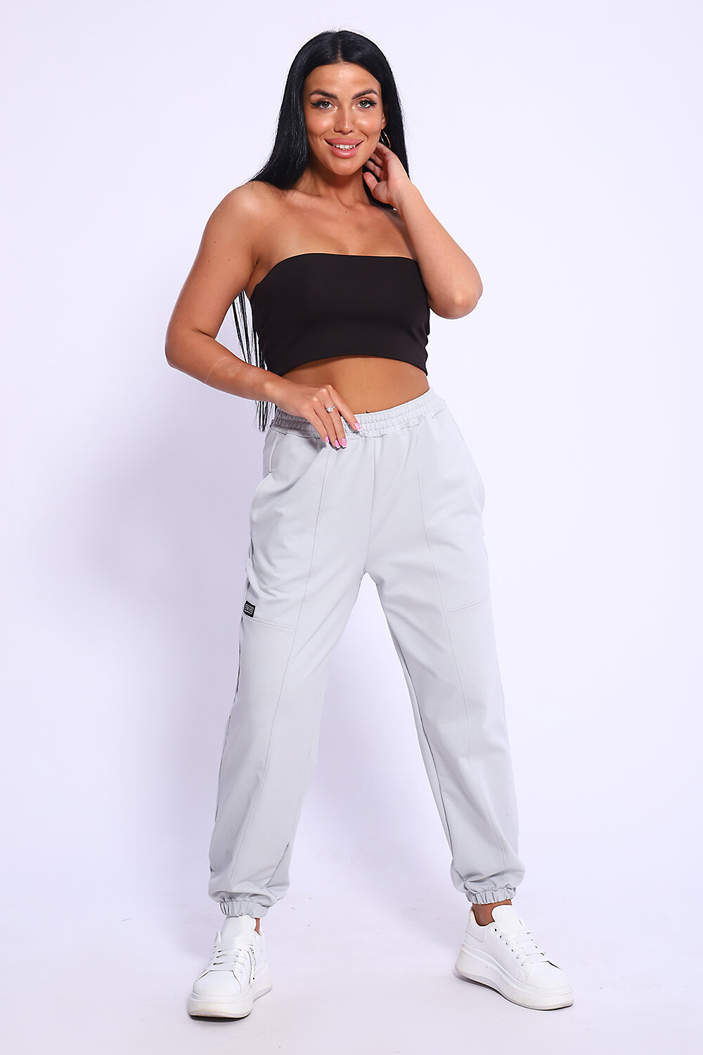 Натали Брюки 581971 80033 светло-серый