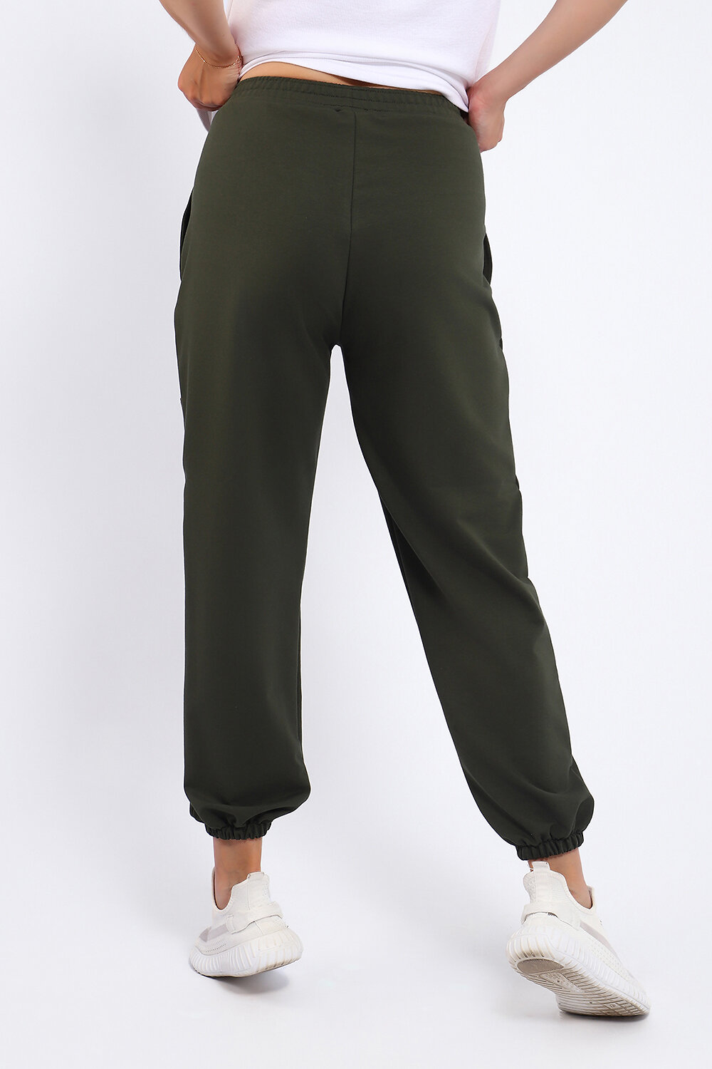 Натали Брюки 581973 80033 темный хаки