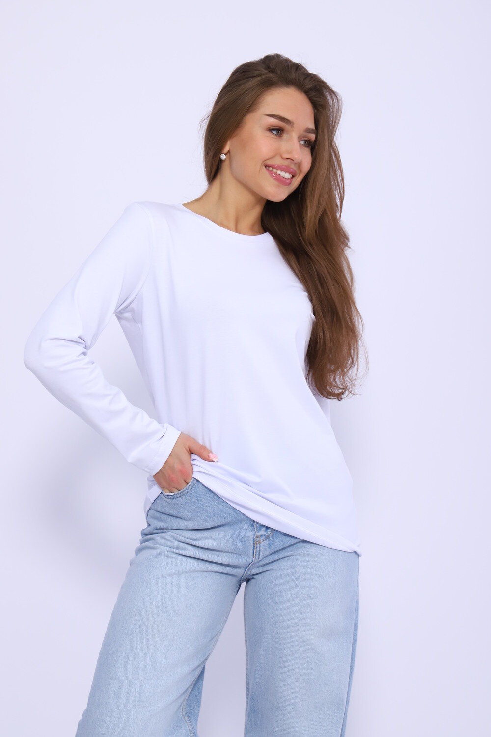 Натали Лонгслив 581974 80031 белый