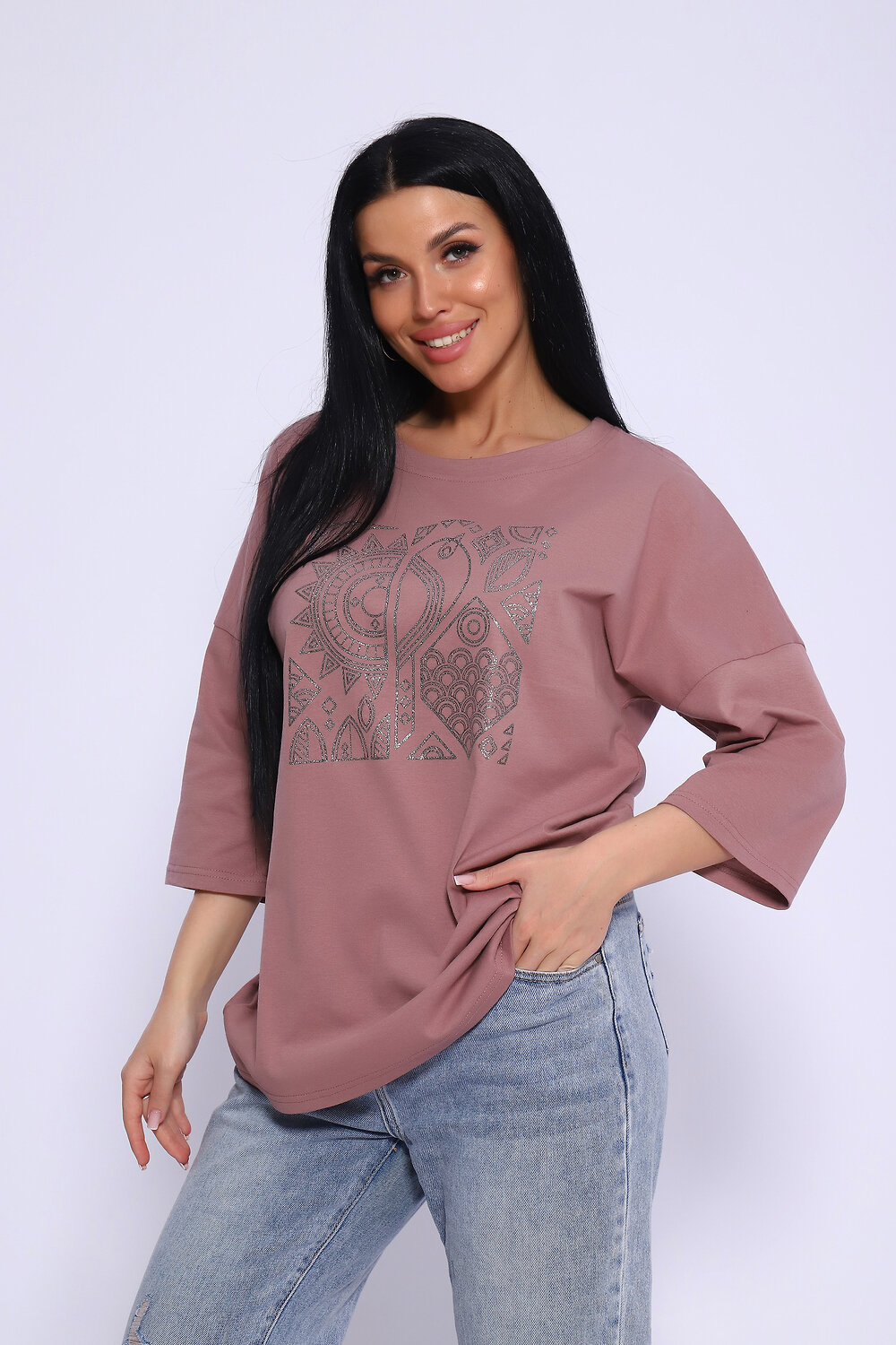 Натали Туника 581977 80030 лиловый