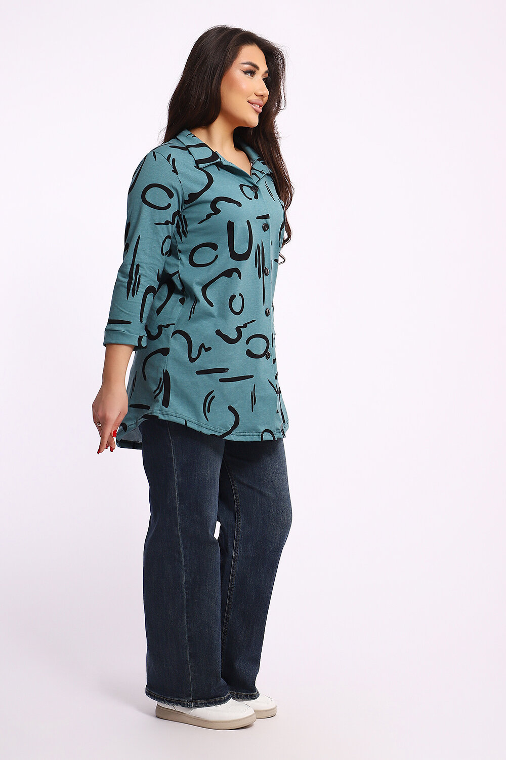 Натали Туника 581986 24231 тёмно-зелёный