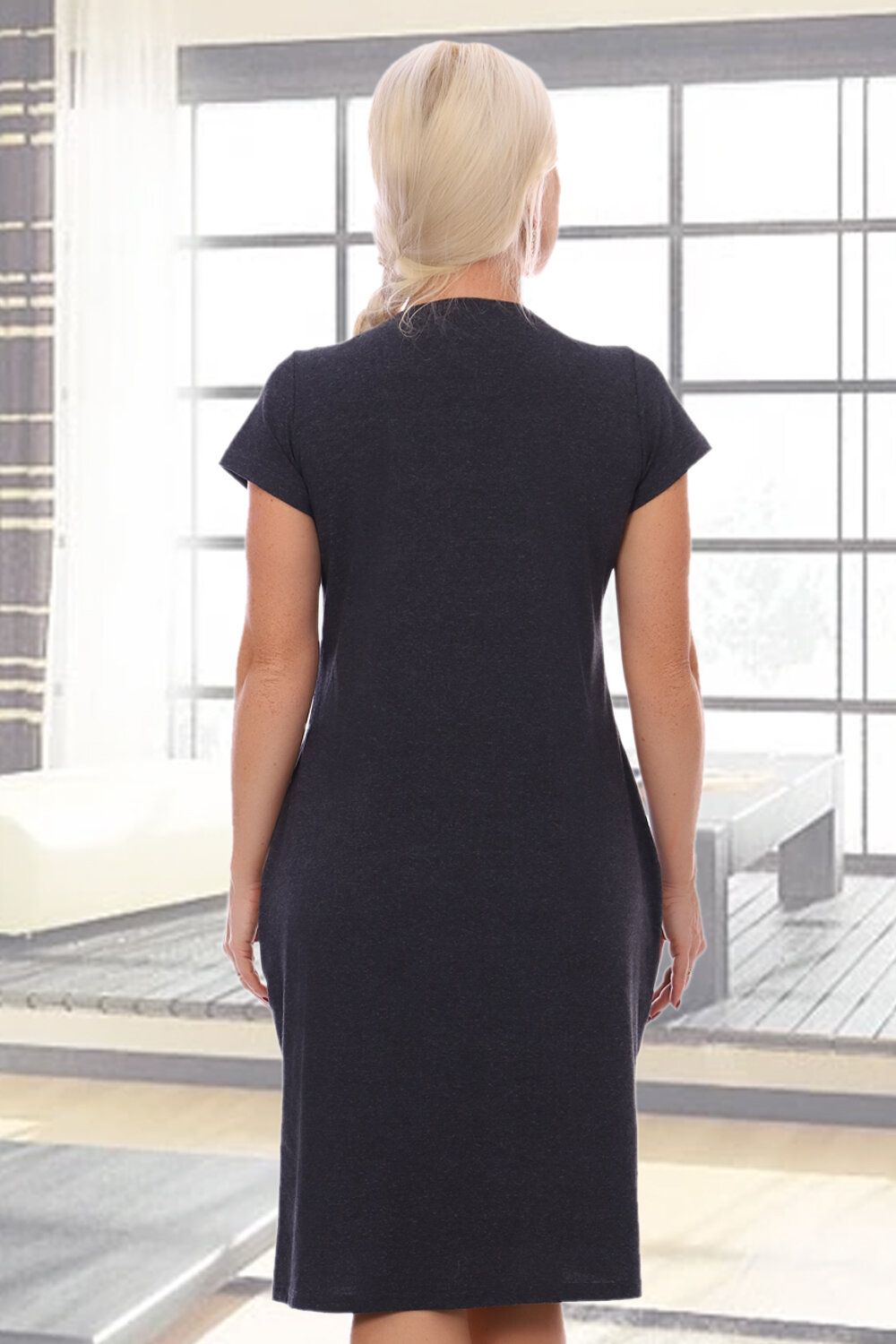 Натали Туника 581990 Туника Вязь графит