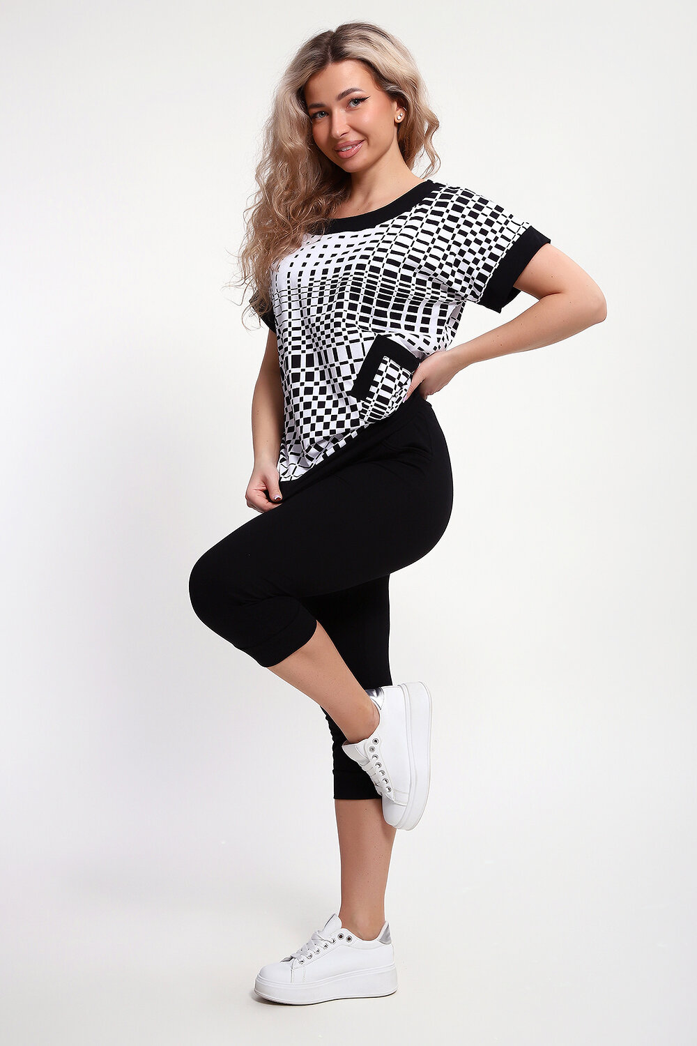 Натали Костюм 581993 Костюм Телец бело-черный