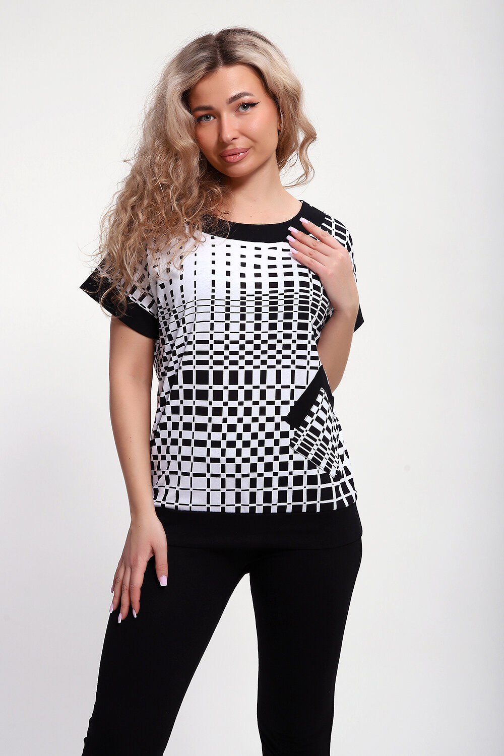 Натали Костюм 581993 Костюм Телец бело-черный