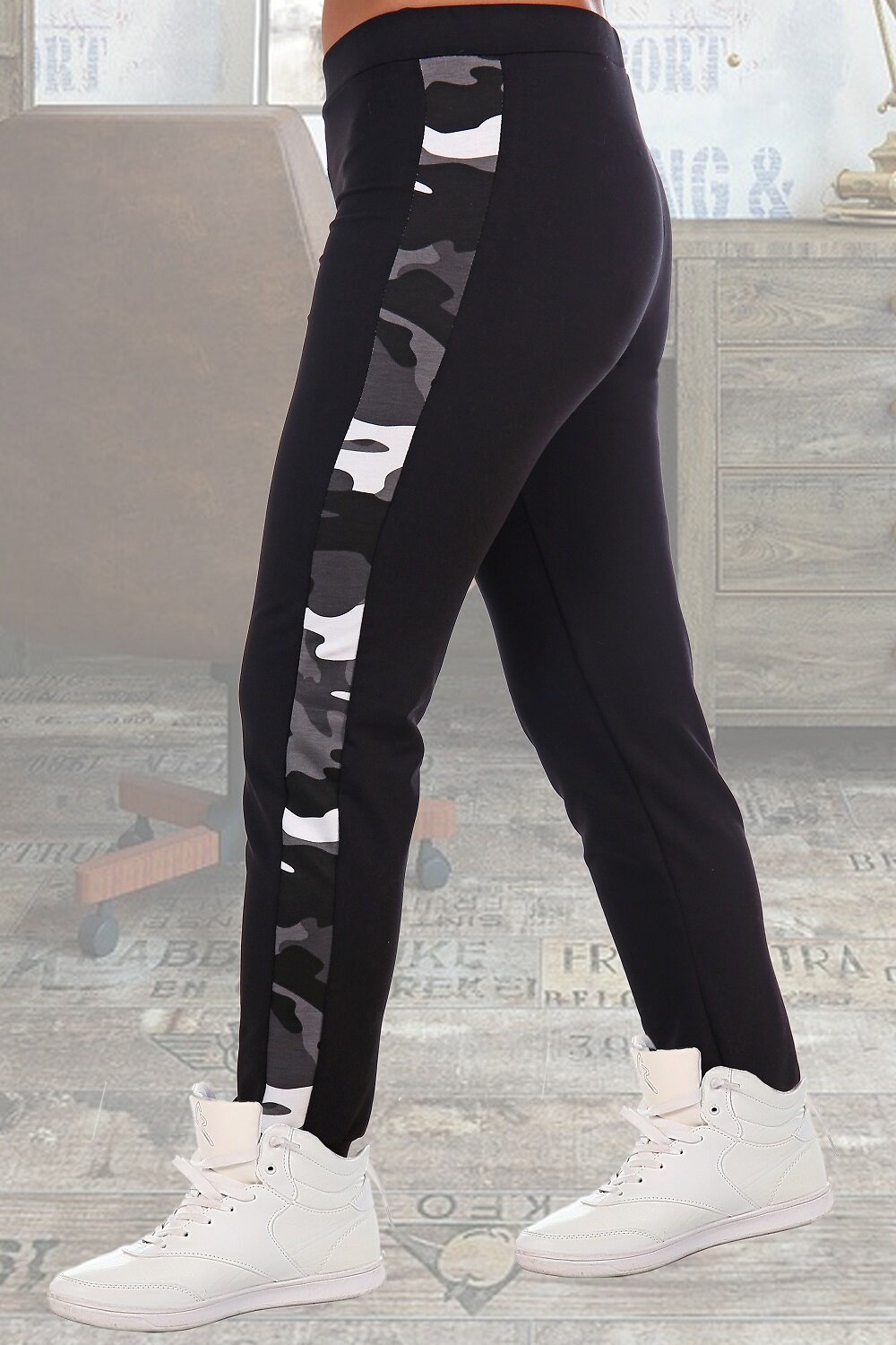 Натали Брюки 581994 Трико Брейк детское черный