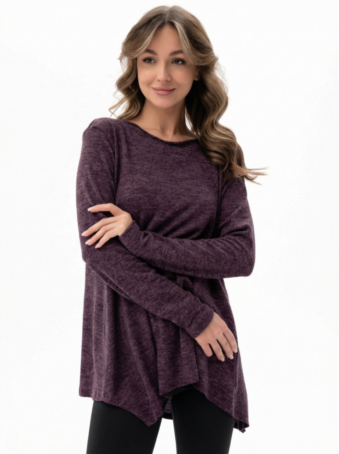 Binita Джемпер 582018 1245-4 баклажановый