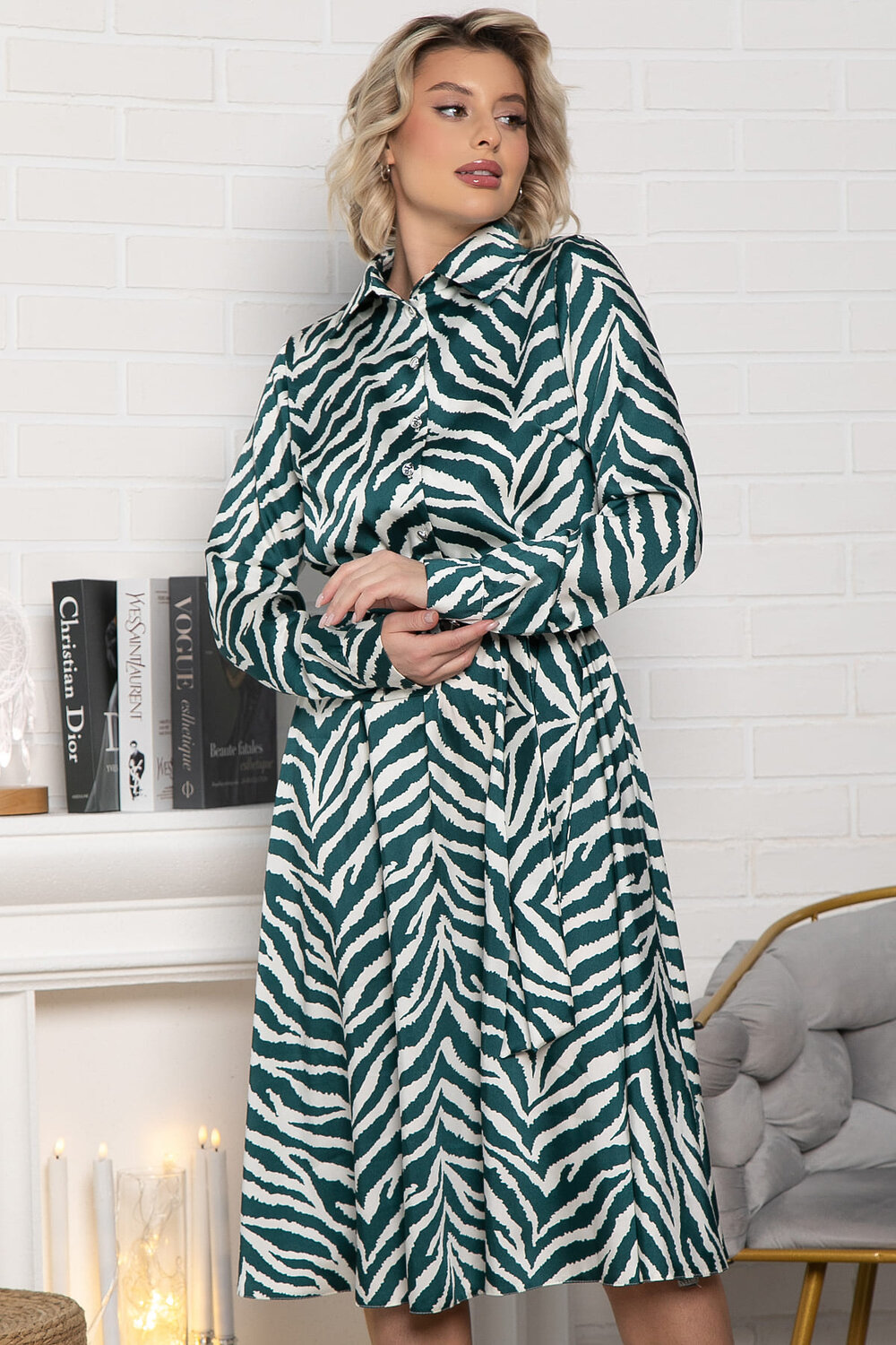 LT Collection Платье 582019 П14969-45М изумрудный