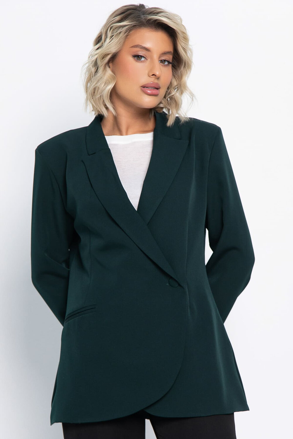 LT Collection Жакет 582020 Б15061-5М зеленый