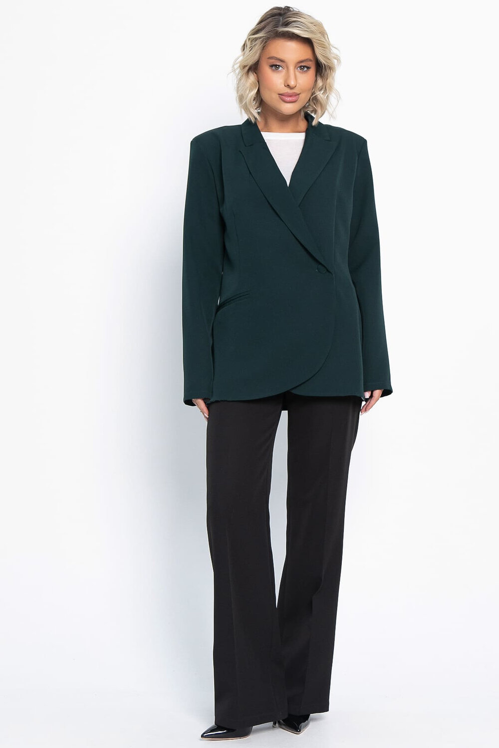 LT Collection Жакет 582020 Б15061-5М зеленый