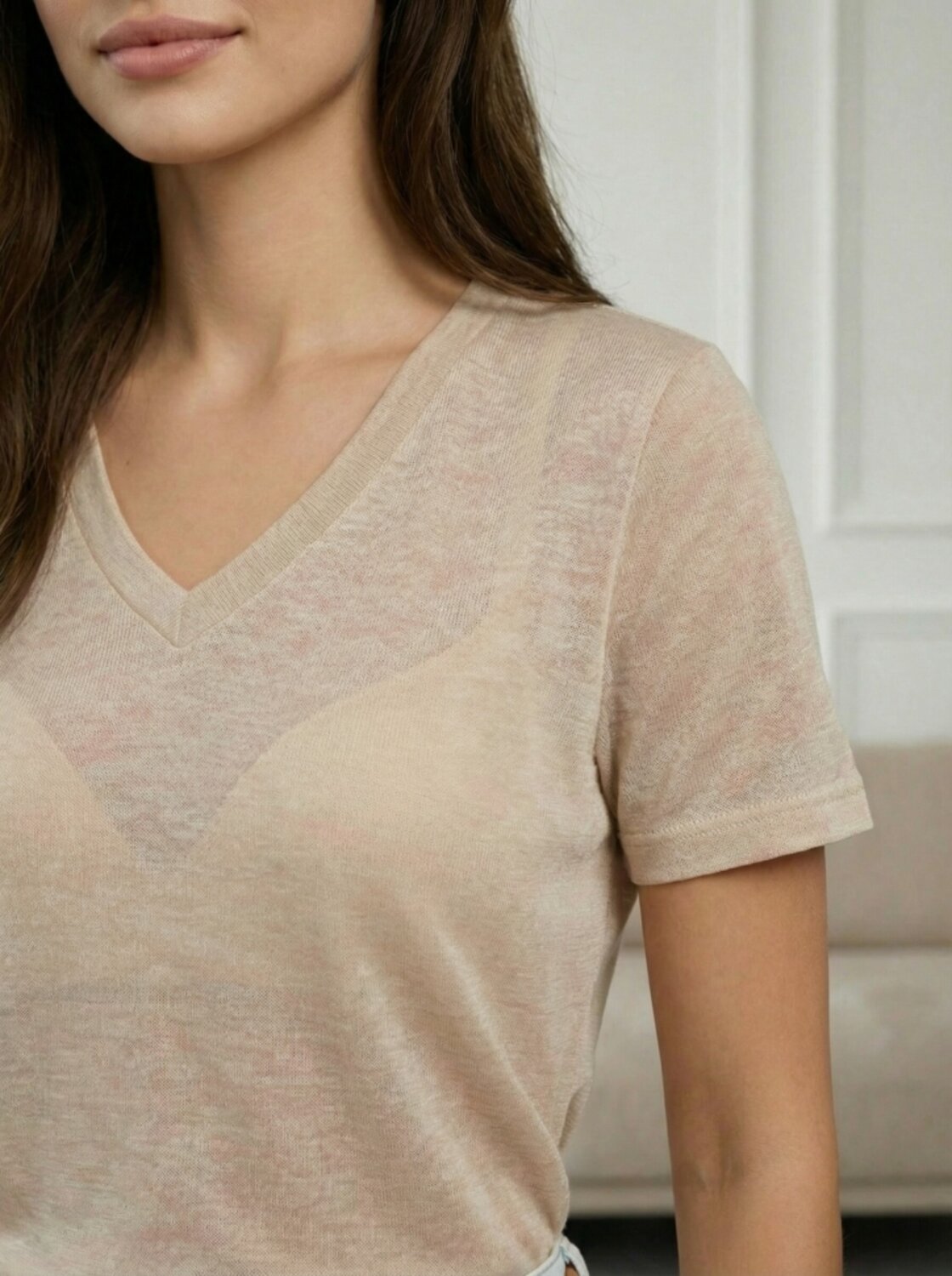 Binita Футболка 582026 1239-4 бежевый