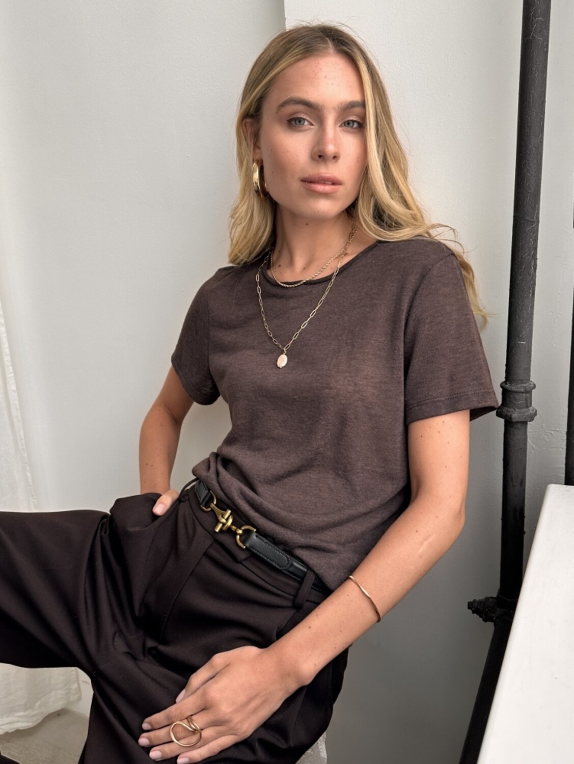 Binita Футболка 582028 1236-6 шоколадный