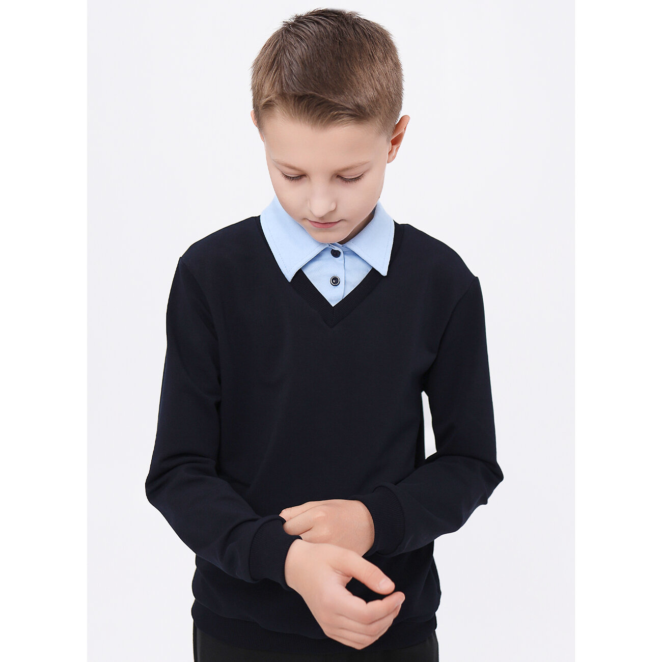 YOULALA Джемпер 582046 2026320101 темно-синий