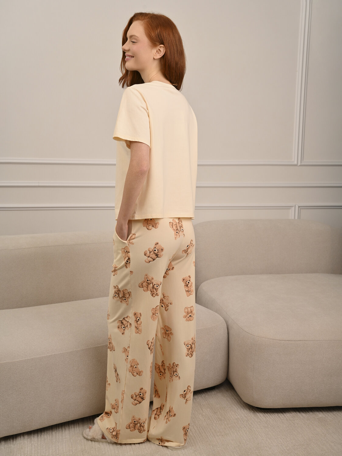 INDEFINI Пижама 582089 5285TBC Молочный