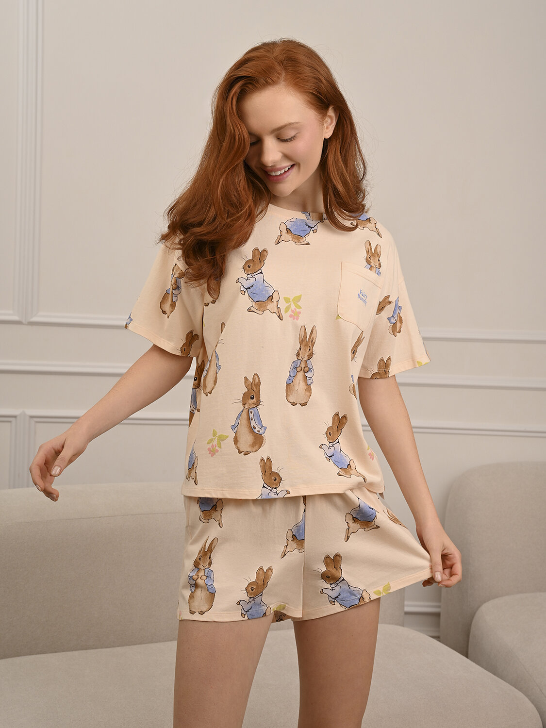 INDEFINI Пижама 582096 5261TBD Молочный