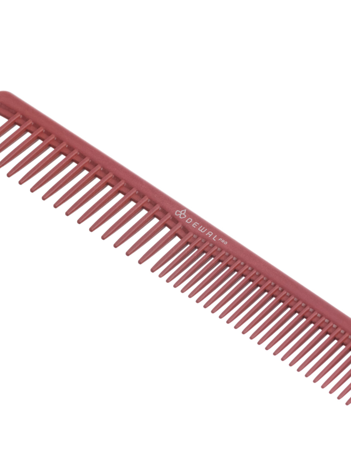 Dewal Профессиональный гребень для волос комбинированный / Carbon Bordo CO-6032-CBN, 17,5 см 582103 20821 