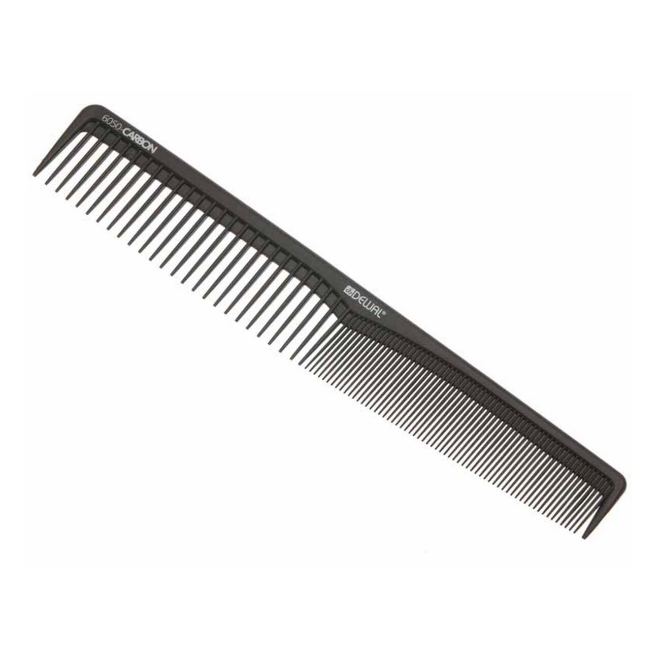 Dewal Профессиональный гребень для волос комбинированный / Carbon Brown CO-6050, 18 см 582110 10789 