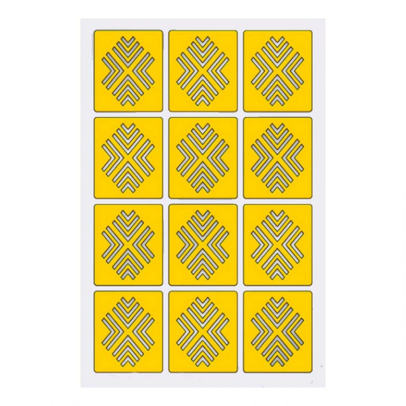 Prima Nails Трафарет для маникюра «Уголки» 582126 8148 