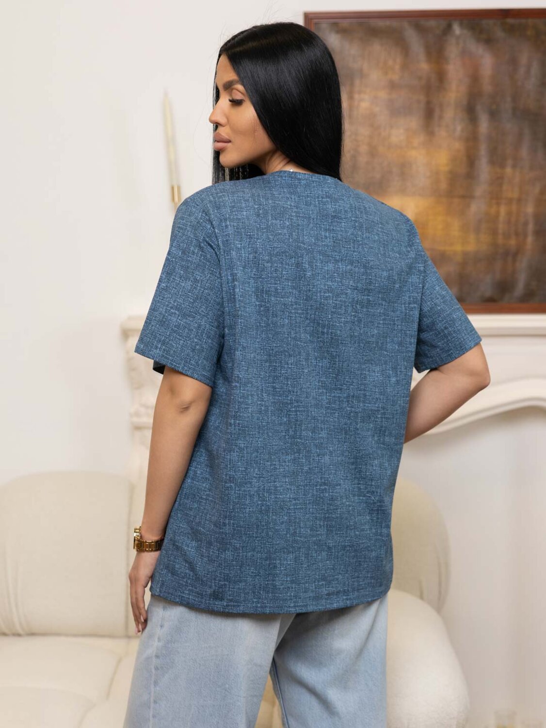 Текс-плюс Футболка 582136 00-00246512 Синий