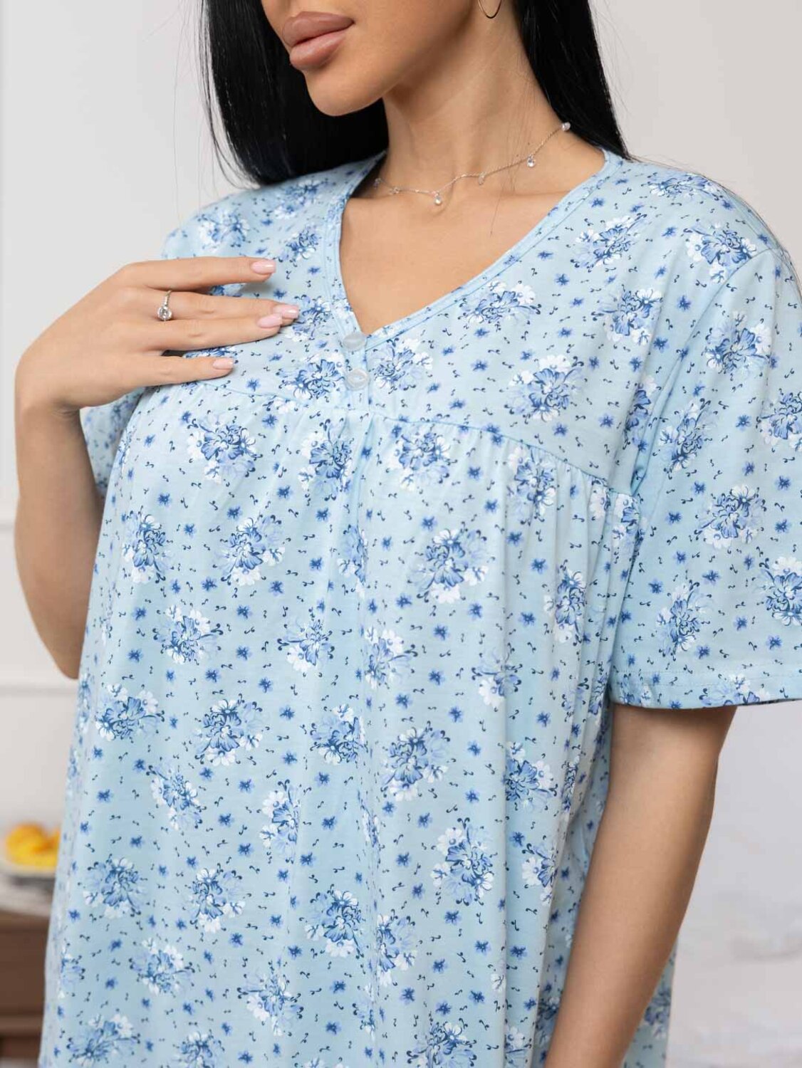 Текс-плюс Сорочка 582138 00-00246692 Голубой