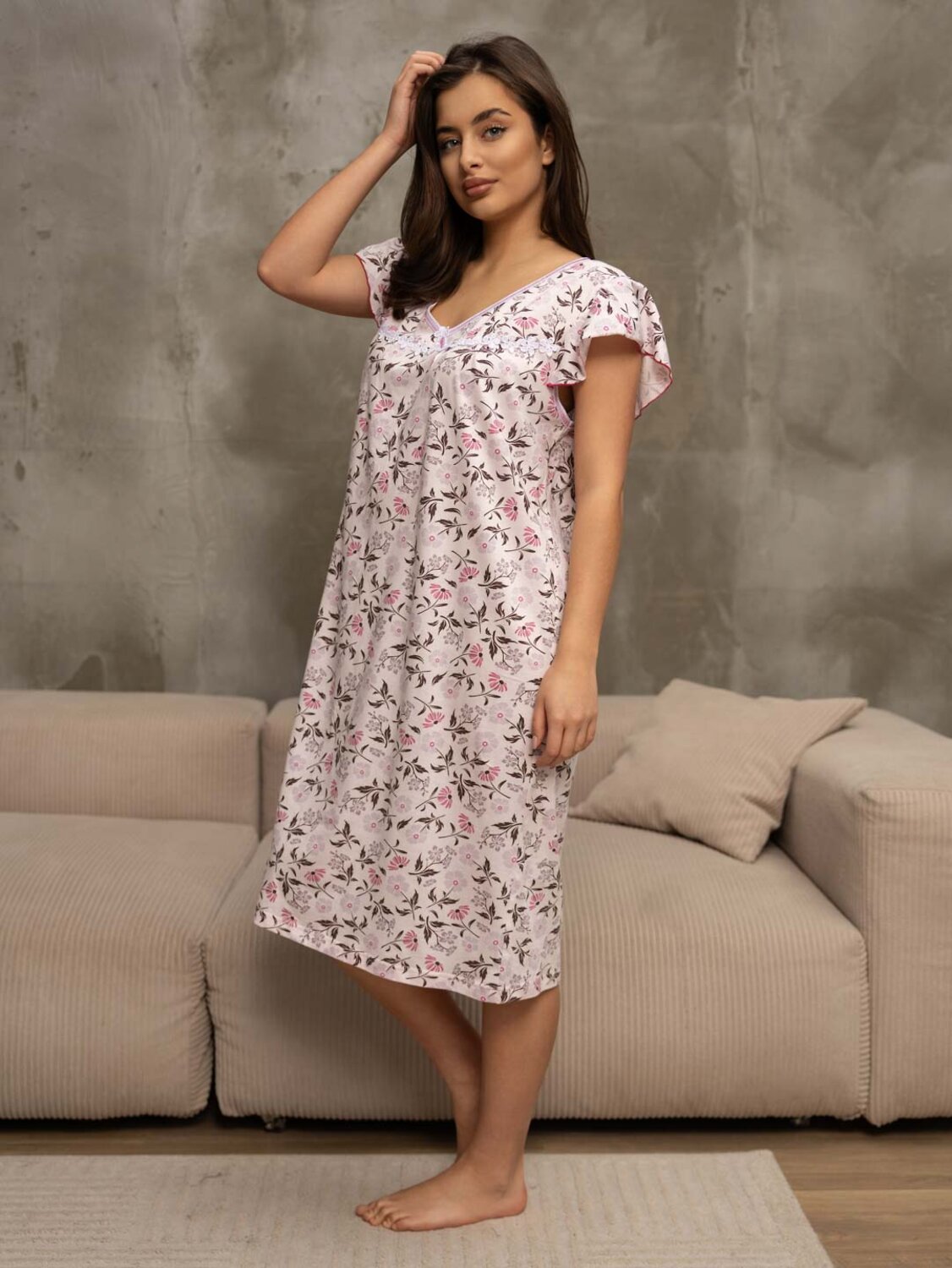 Текс-плюс Сорочка 582146 00-00246710 Розовый