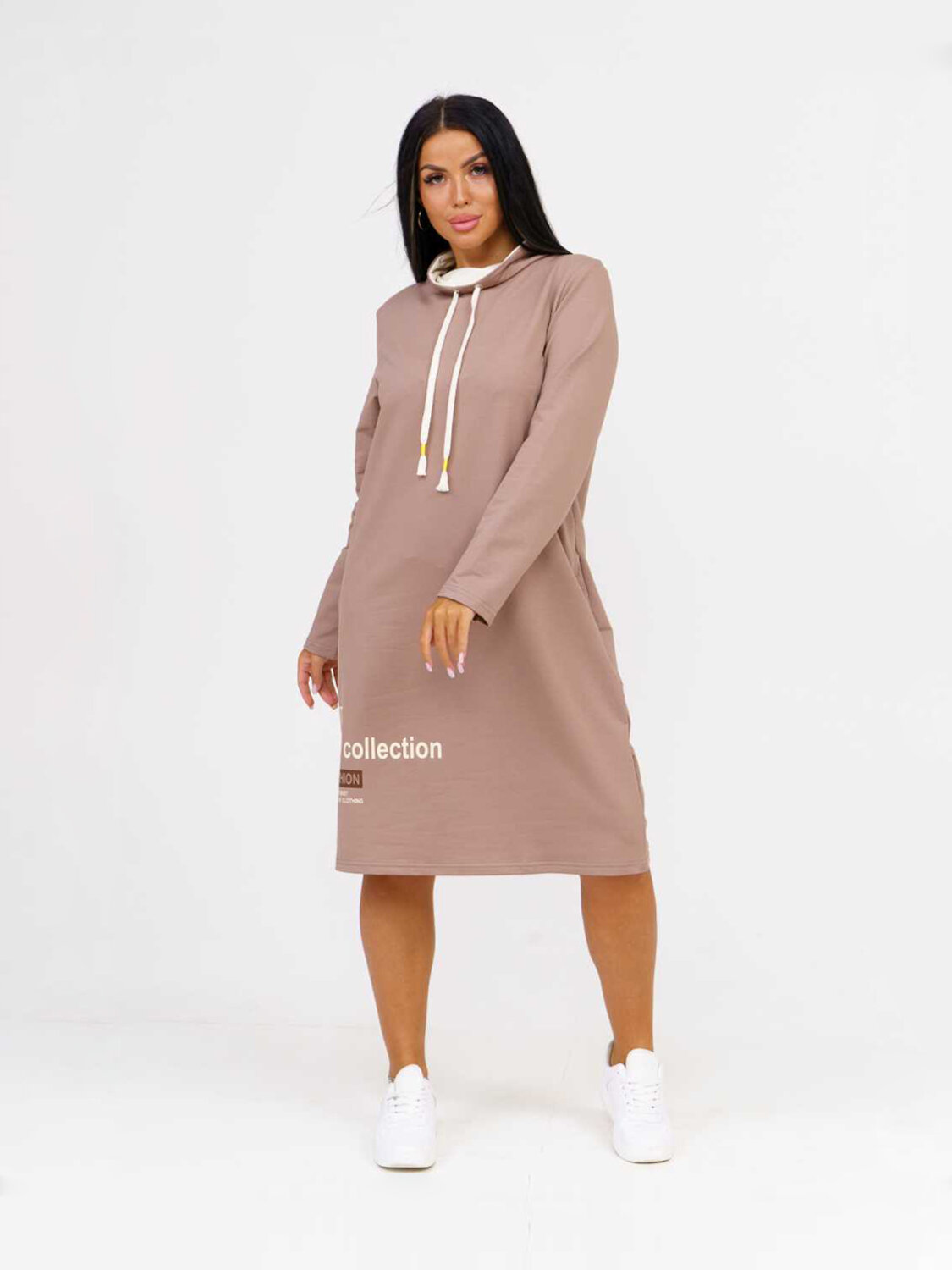 Текс-плюс Платье 582149 НФ-00140208 Какао, молоко