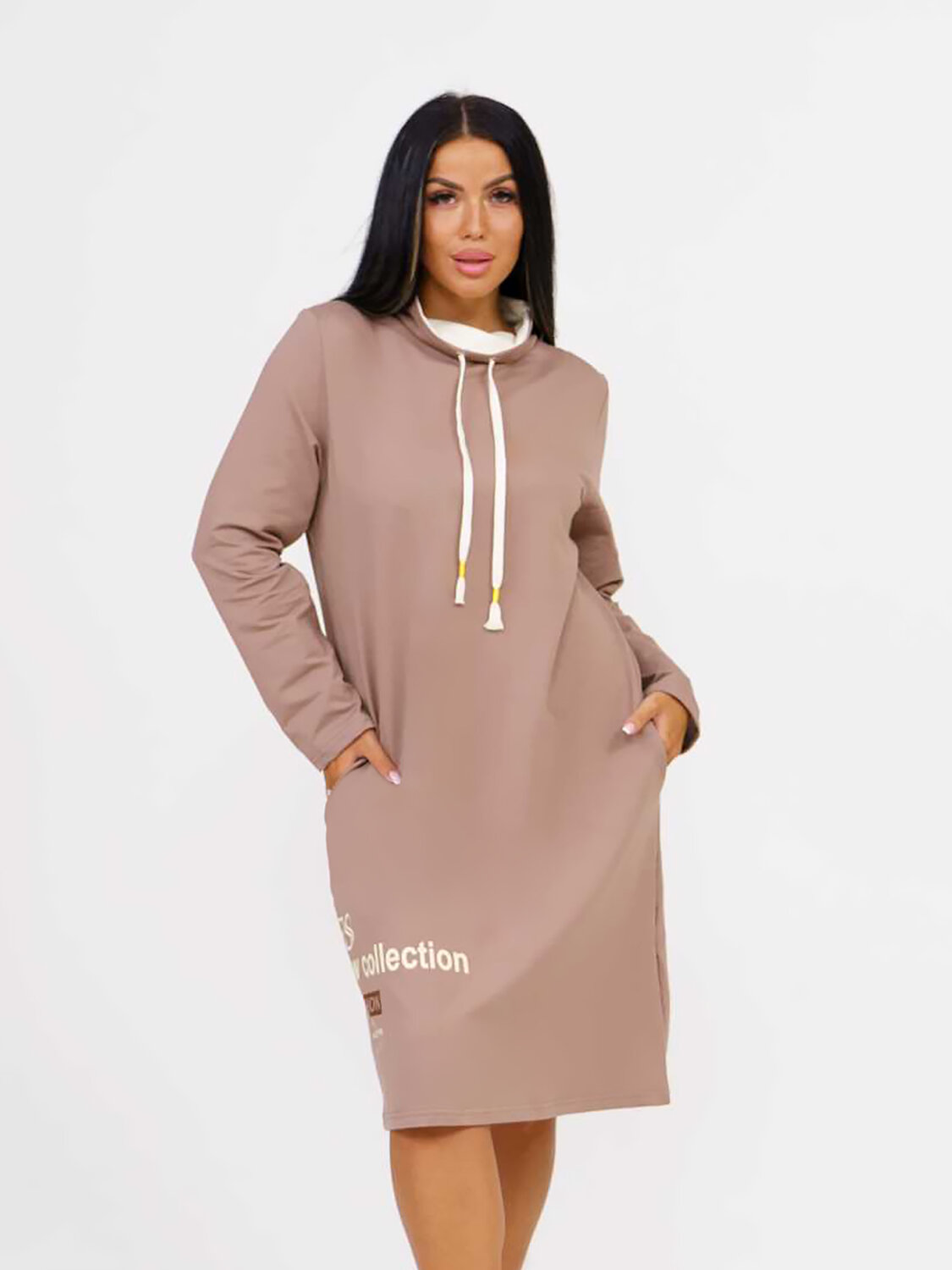 Текс-плюс Платье 582149 НФ-00140208 Какао, молоко