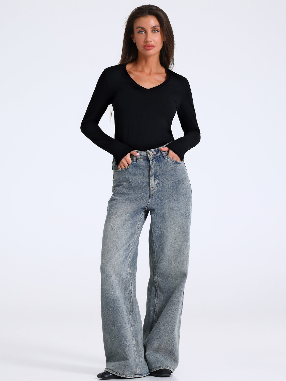 Апрель Лонгслив 582272 1ЖДЛД5090804 черный