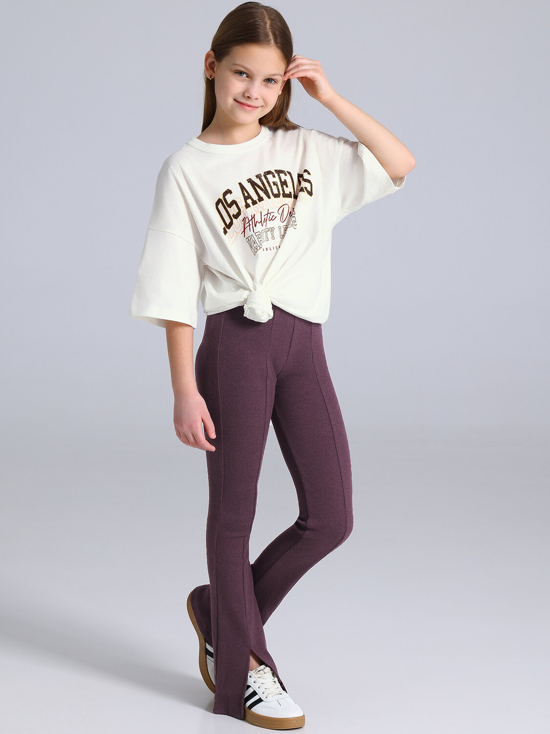 Апрель Брюки 582277 1ДББ4419823 темно-бордовый