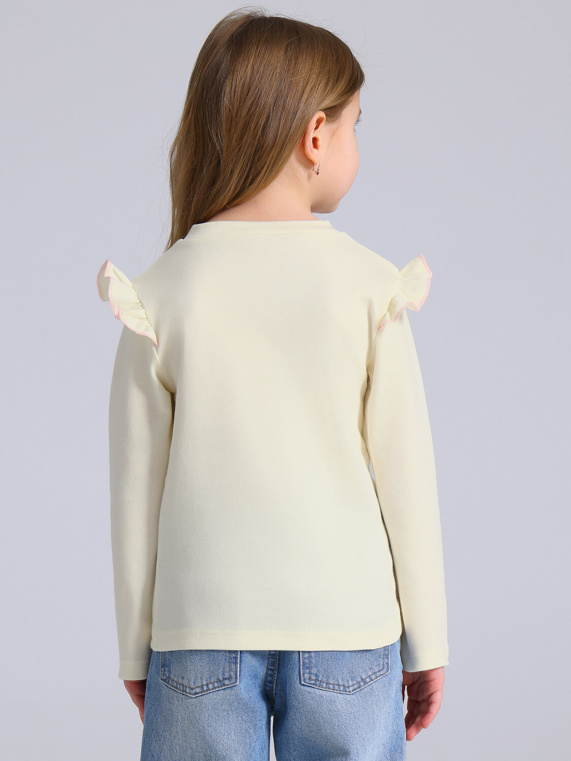 Апрель Лонгслив 582280 1ДДЛД4952067 сливки