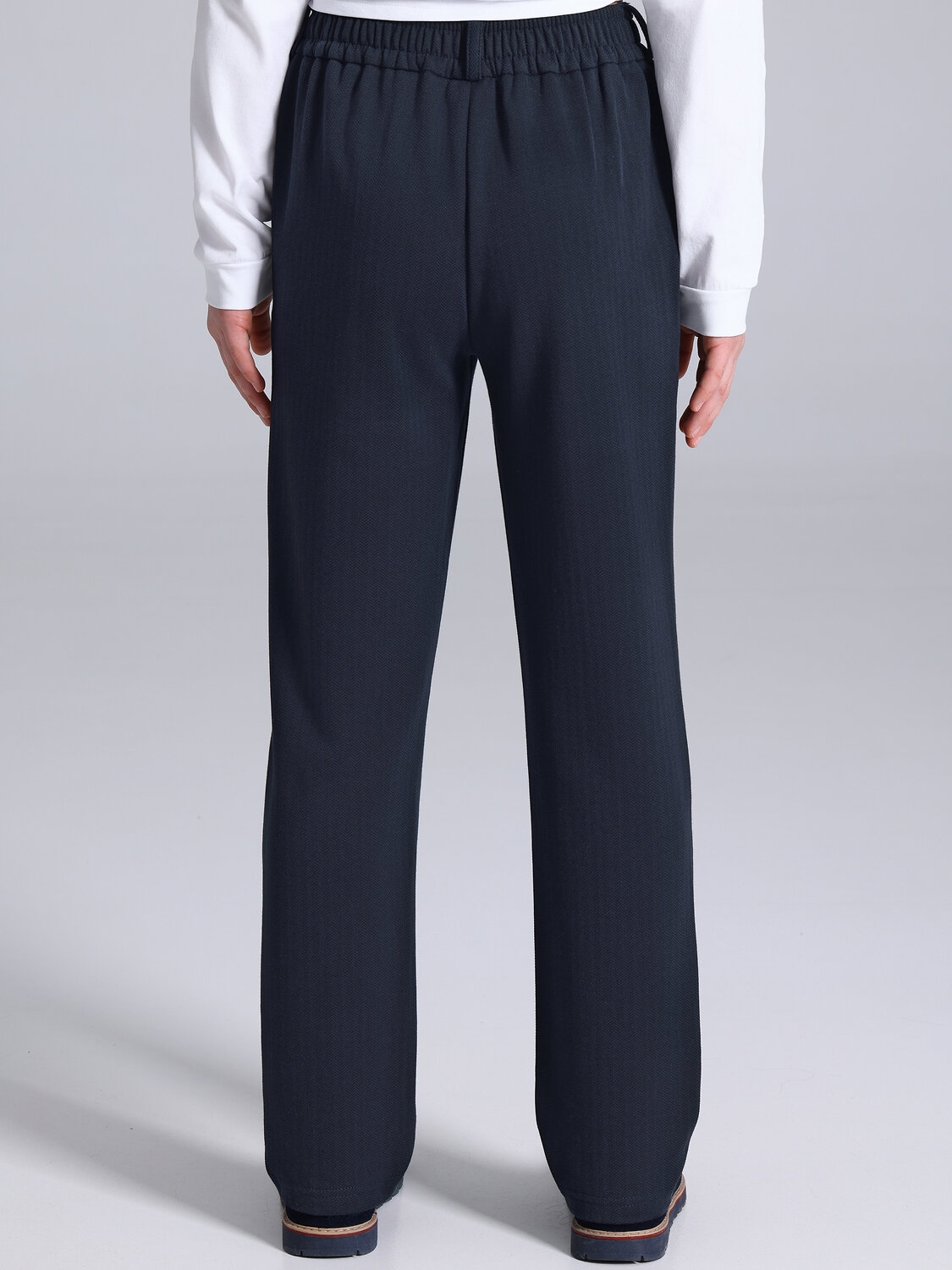 Апрель Брюки 582292 1ПББ5028176 твид черный+темно-синий