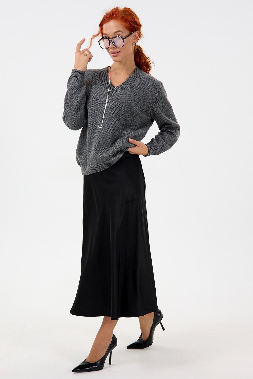 Lika Dress Джемпер 582293 10651 Темно-серый