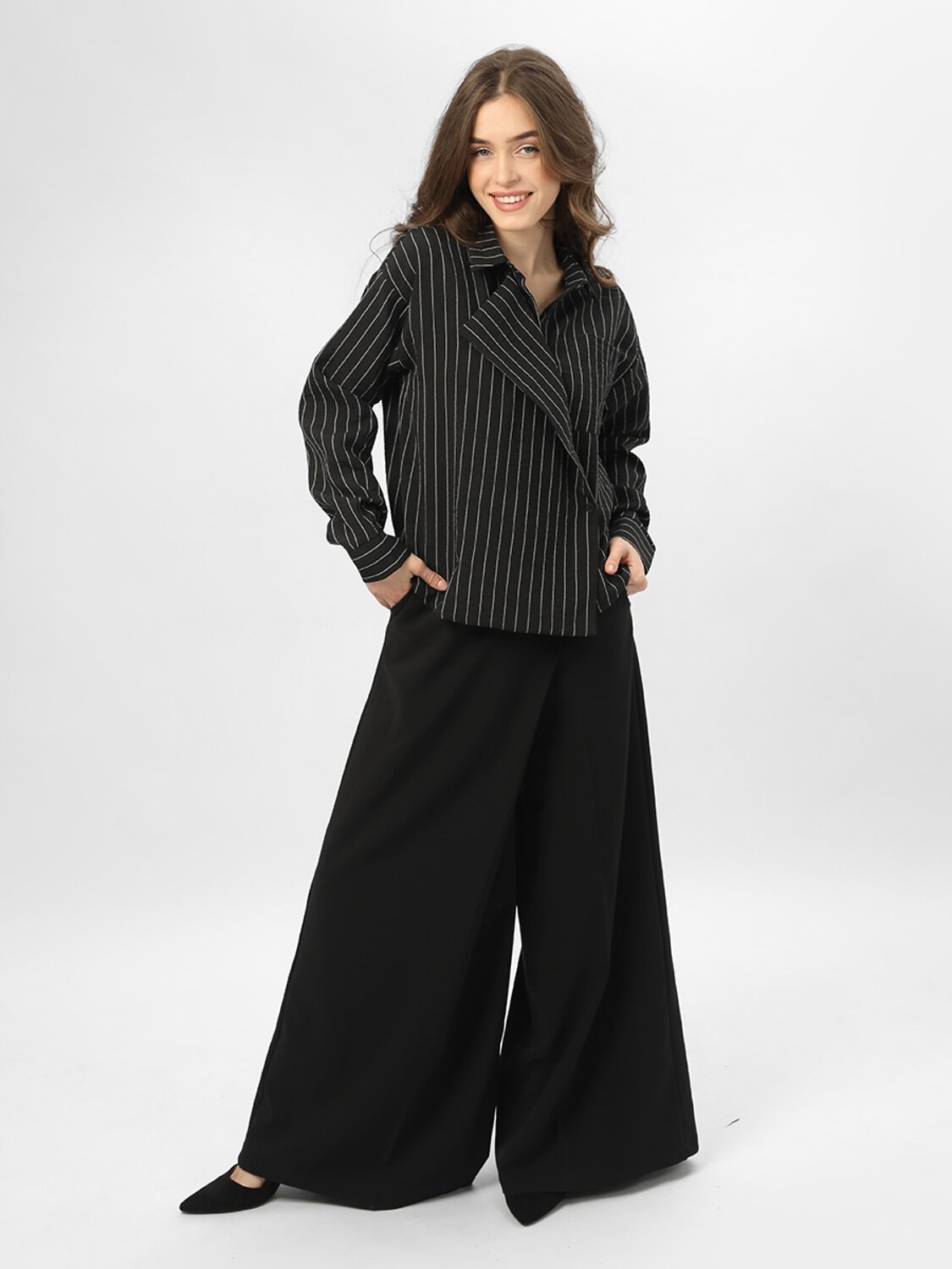 Соль&Перец Блузка 582296 SP25683 черный