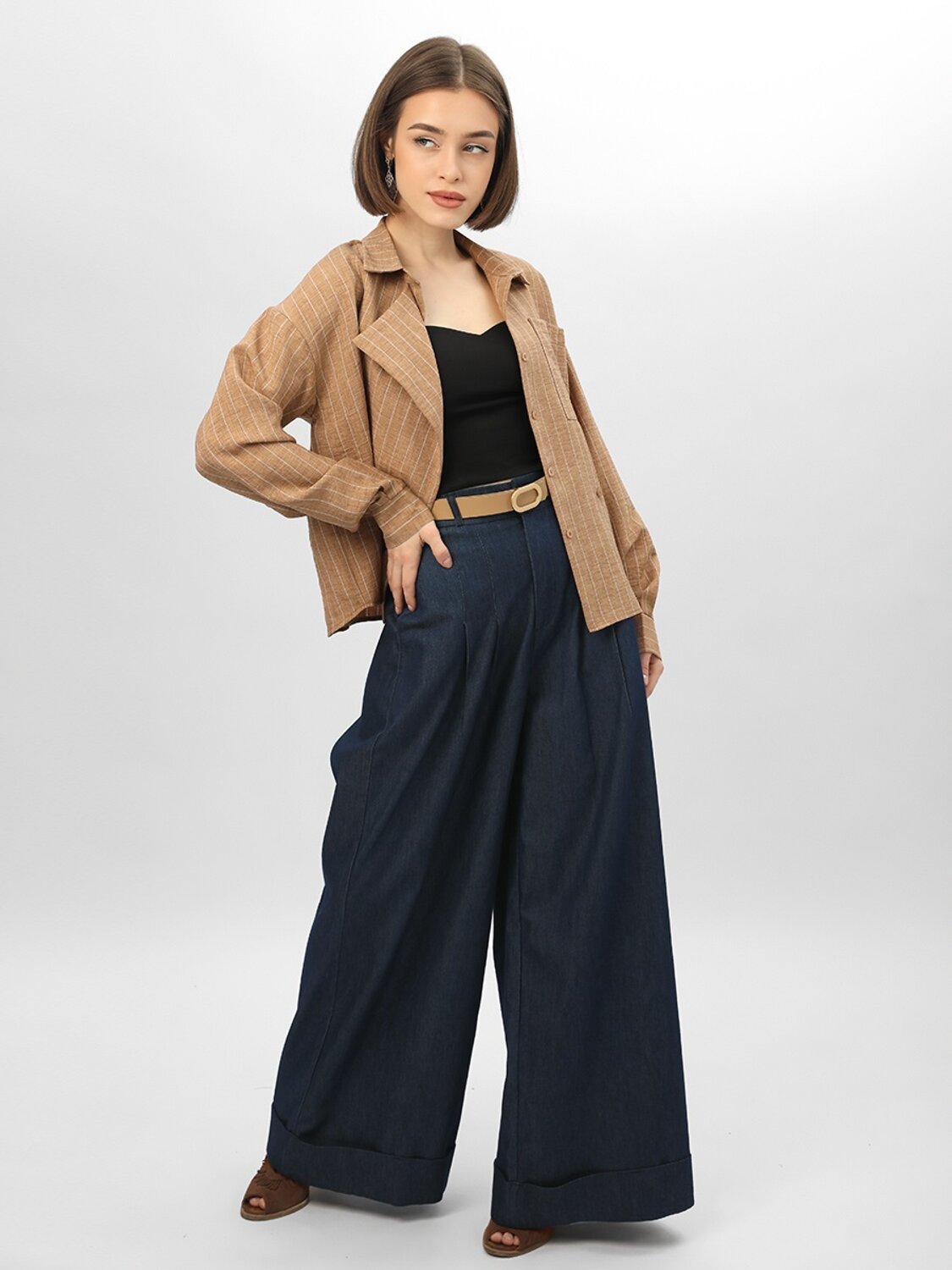 Соль&Перец Блузка 582297 SP25683 светло-бежевый