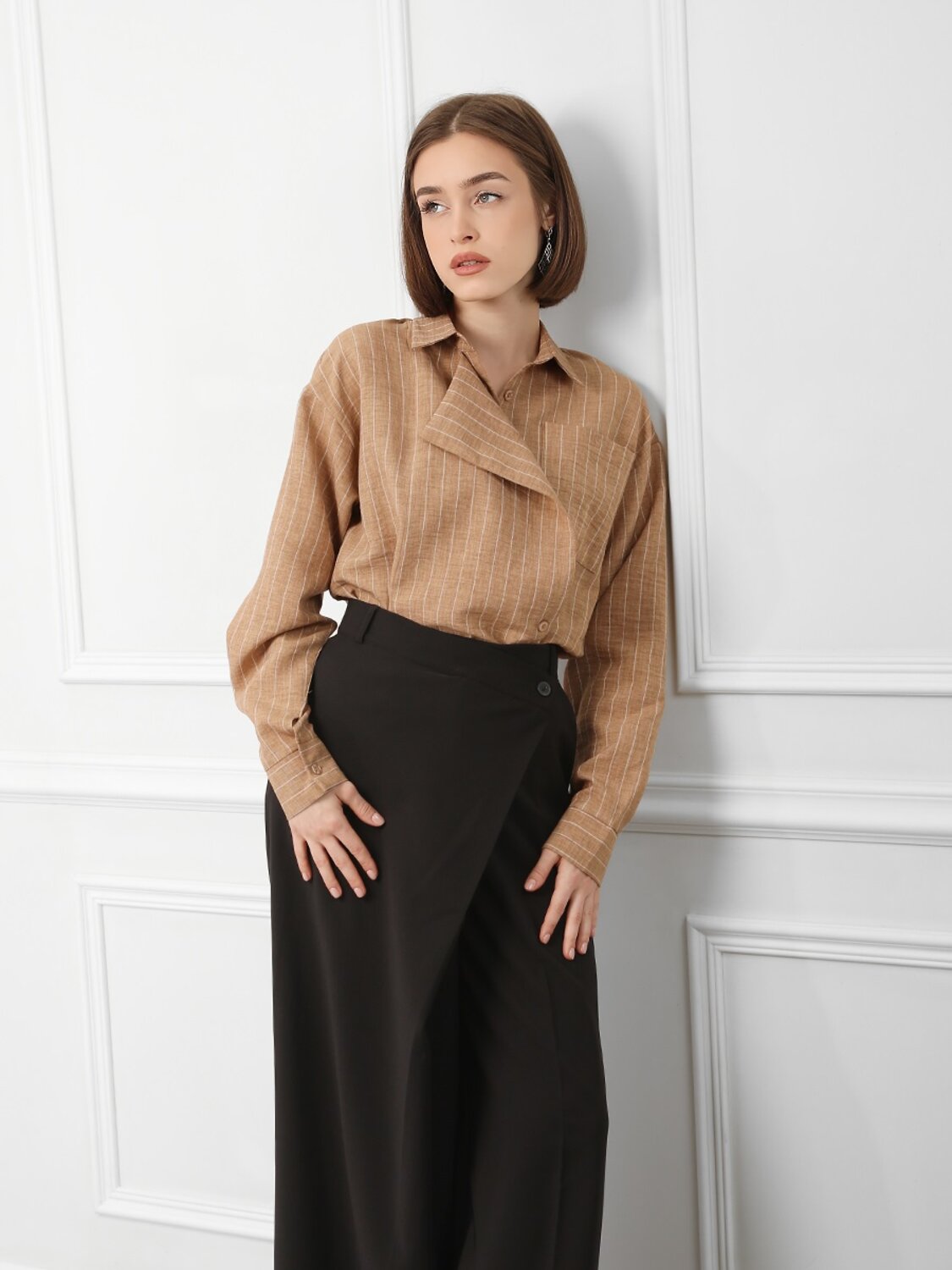 Соль&Перец Блузка 582297 SP25683 светло-бежевый