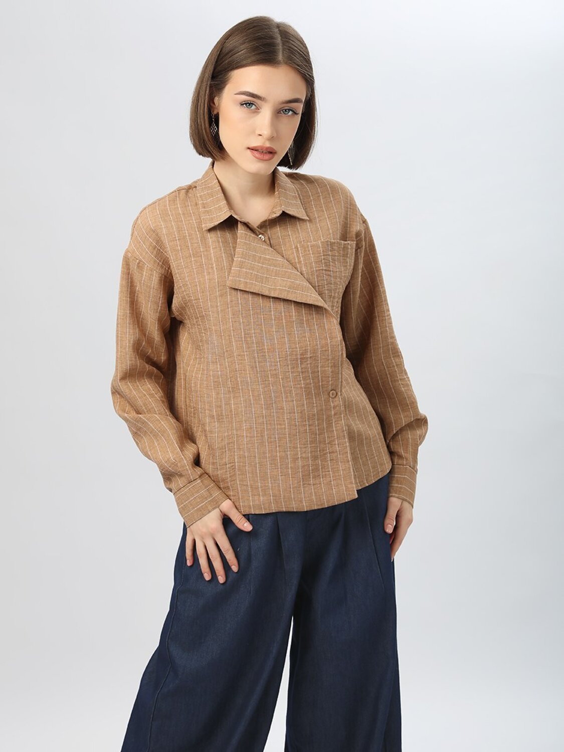 Соль&Перец Блузка 582297 SP25683 светло-бежевый