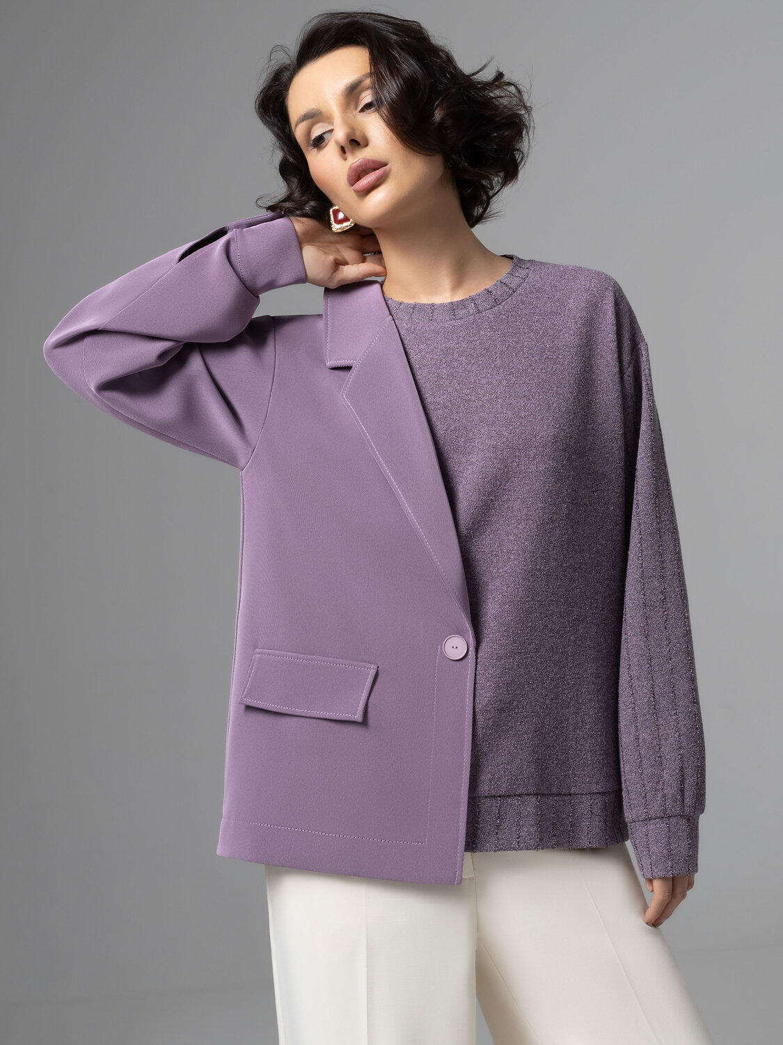 CHARUTTI Свитшот 582303 12571 Сиреневый