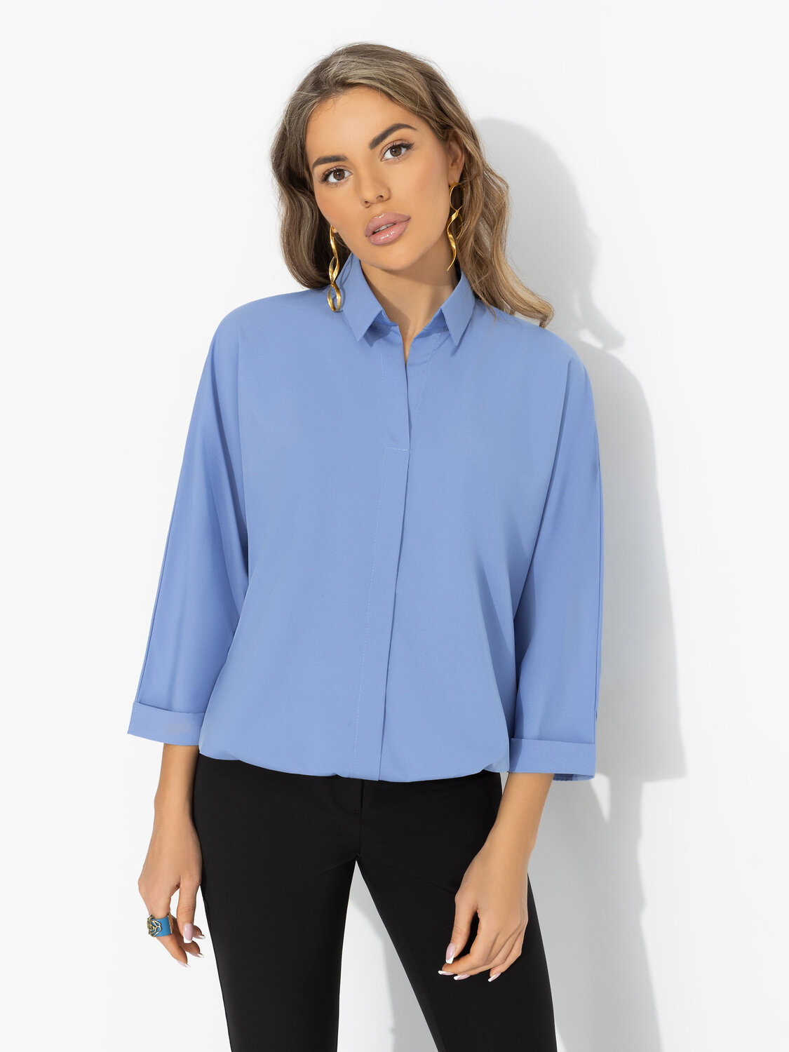 CHARUTTI Блуза 582316 12625 Голубой