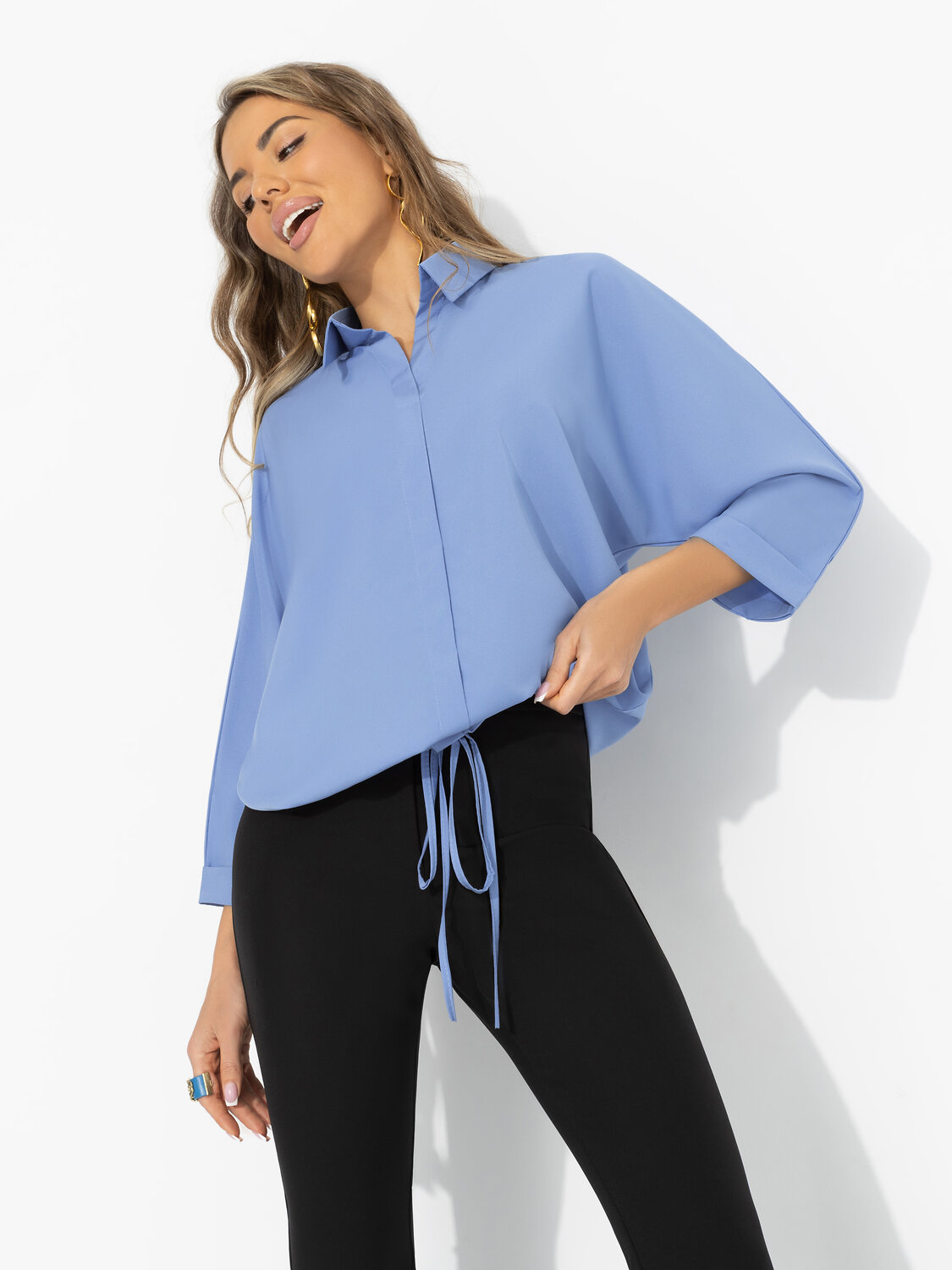 CHARUTTI Блуза 582316 12625 Голубой