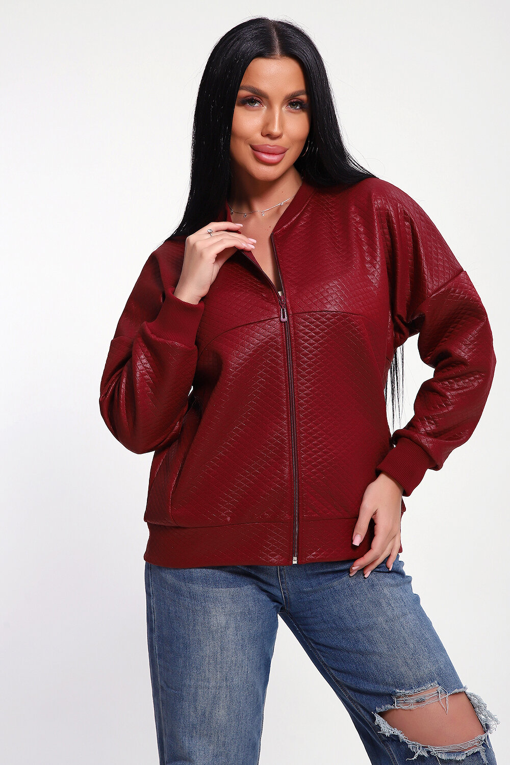 Натали Бомбер 582324 20691 бордовый