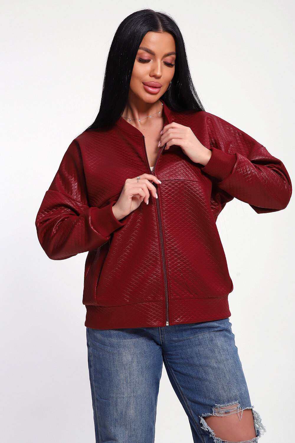 Натали Бомбер 582324 20691 бордовый